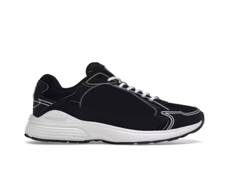 Running Sneakers D30 Black and White