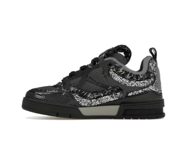 Sneakers Skate Black with glitter stones
