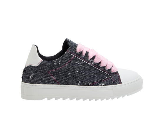 Chunky Sneaker denim Pink